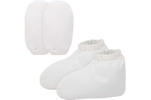 Paraffin Wax Bath Gloves and Booties, Segbeauty Elastic Opening Insulated Thick Mitts & Sock Liners for Hands & Feet Hot Wax Bath Heated SPA thera-py Wax Care treat-ment Paraffin Wax Warmer Machine