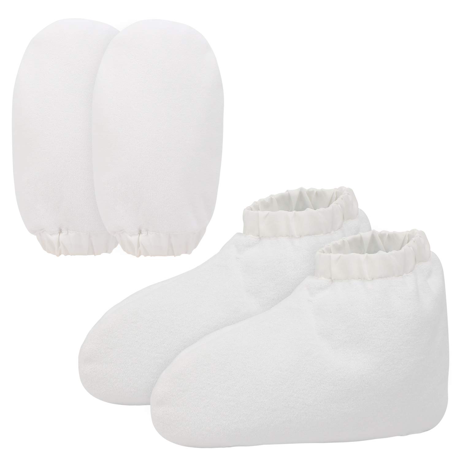 Paraffin Wax Bath Gloves and Booties, Segbeauty Elastic Opening Insulated Thick Mitts & Sock Liners for Hands & Feet Hot Wax Bath Heated SPA thera-py Wax Care treat-ment Paraffin Wax Warmer Machine