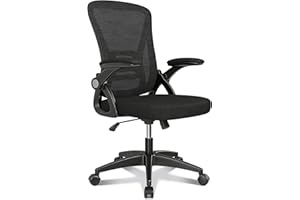 Office Chair Ergonomic, Desk Chair Height-Adjustable with Lumbar Support, Adjustable Armrests, for The Office or Home