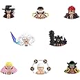 YJacuing 8PCS Anime Small Action Figures Toys Cake Toppers (OP IV)