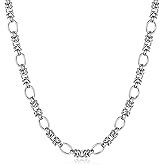 Sunling Hiphop Stainless Steel Interlocking Oval Chain Necklace 10MM Punk Tie a knot Thick Link Chains Chunky Jewelry For Men Women