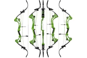 SHARROW Archery Recurve Bow American Hunting Bow 40-55 Lbs Adjustable Compound Bow Lever Bow IBO 320FPS for Outdoor Hunting Shooting Fishing