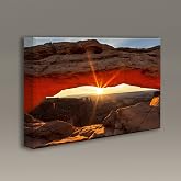 Acoustimac Acoustic sound Panel with art: 3'x2'x2" - Canyon Arch