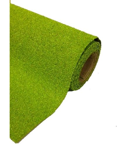 Melody Jane Puppenhaus Gras Scatter 6s - Grobes Mittelgrün, Für Miniaturgärten & Dioramen Im Maßstab 1:12