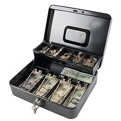 KYODOLED Locking Cash/Money Saving Organizer Box
