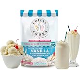 Chilly Churn Vanilla Flavored Ice Cream, Shakes &amp; Smoothies Mix, Use with Hand Mixer, Blender, Countertop Creamer, Ice Cream Machine &amp; More, Gluten Free, Kosher, Makes 1.5 Quarts, 6 oz Pouch