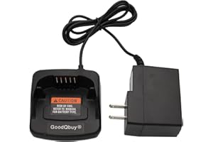 GoodQbuy PMLN6394A PMNN4434 Charger Compatible for Motorola Radios RMU2040 RMU2043 RMU2080 RMU2080D RMV2080 RMM2050 XT420 XT460 Radios PMLN6394 PMNN4434 PMNN443A PMNN4434AR PMNN4453