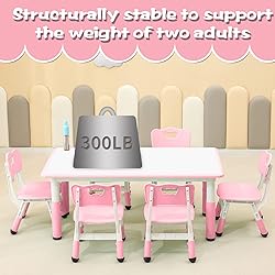 monleelnom Children's Table and Chair Set Suitable