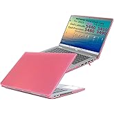 mCover Case ONLY Compatible for 2023～2025 14" Dell Latitude 5440 5450 Series/Precision 3480 3490 Series Windows Notebook Computer (NOT Fitting Any Other Dell Models) - Pink