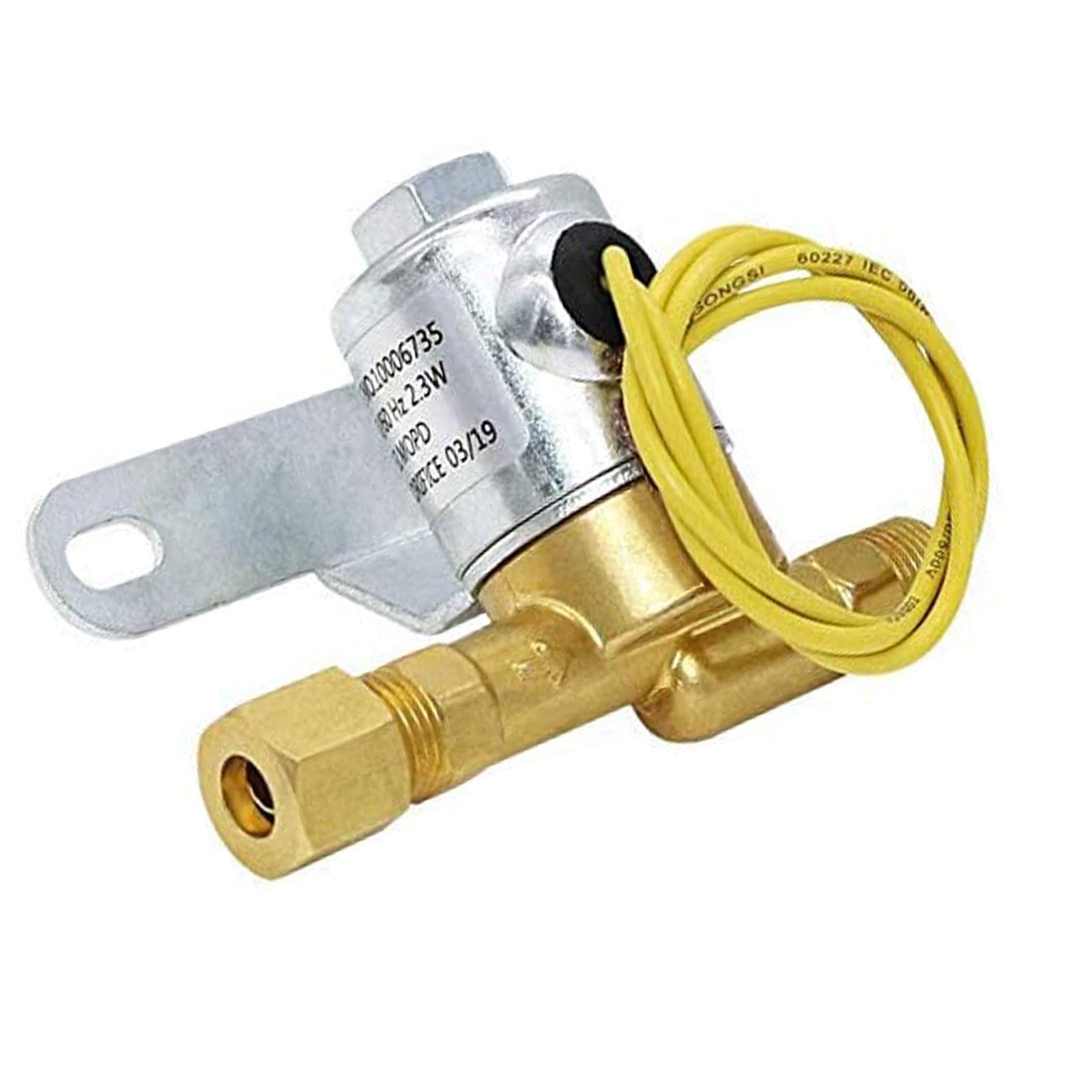 TOMOON Humidifier 4040 Solenoid Valve, Yellow, 24 Volt for Aprilaire Whole House Humidifier Models 400, 400M, 500, 500M, 600, 600M, 558, 550A, 550, 568, 560A, 560, 700, 700M, 768, 760A, 760