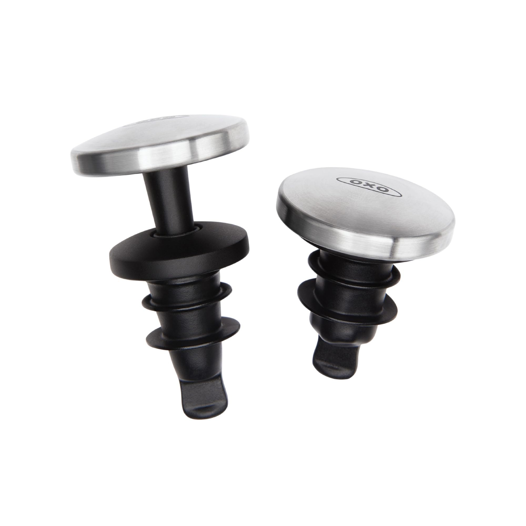 OXO Steel Spillproof Wine Stopper Set