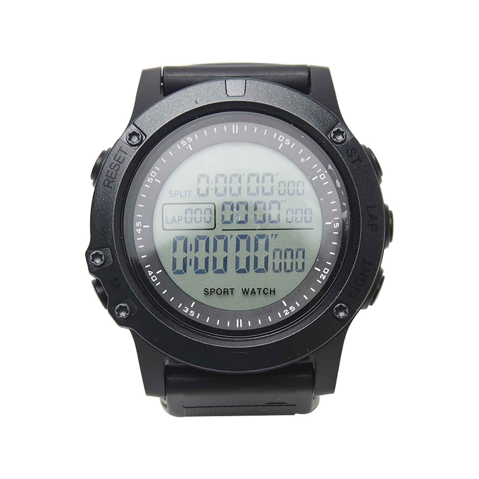 Referee Watch Soccer Game Timerreferee Timer Night Light Countdown Soccer Stopwatch Match Game for Sports Instructor Large Face Dial Luminous Sports Watch(black)