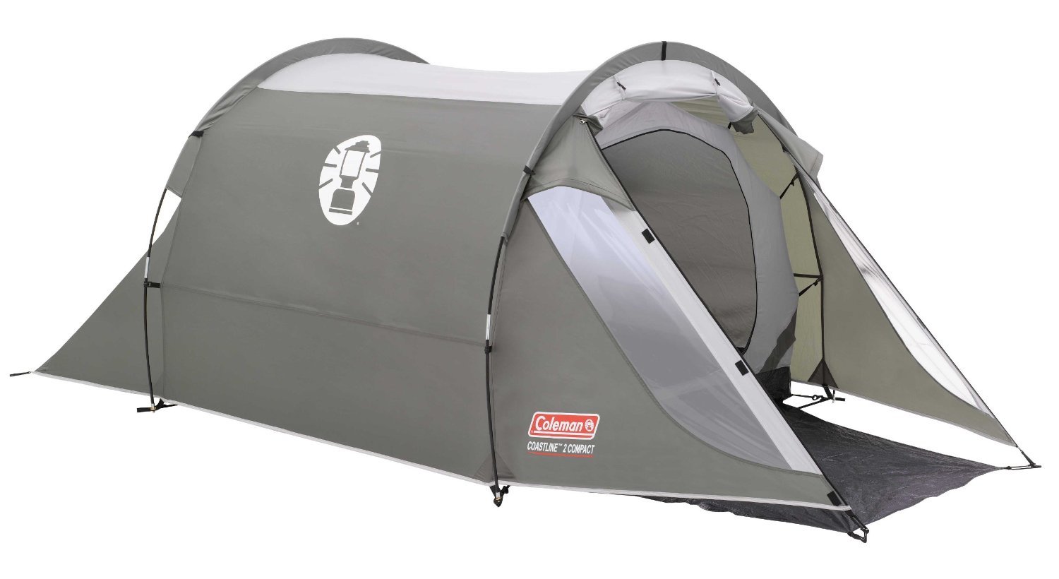 Coleman Coastline 2 Compact Tent - Green/Grey, Two Person