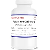 Potassium Carbonate, Reagent, Dense Granular, 99% min., 500 Grams