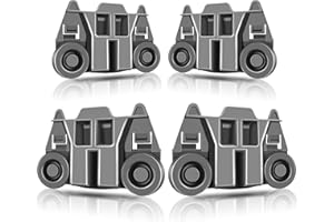 MONKEMON 4 Packs W10195417 UPGRADED Dishwasher Wheels Lower Rack For kenmore whirlpool kitchen aid,Dishwasher Wheels Replaces Dish Rack Part Number AP4538395, PS2579553,WPW10195417, AH2579553, EA2579553