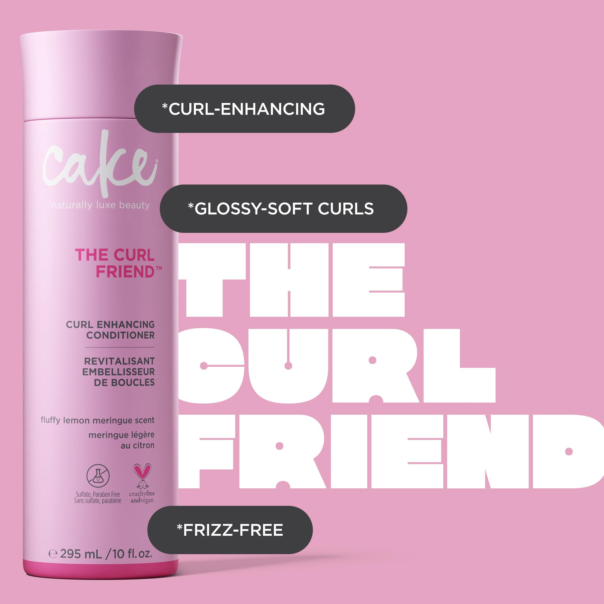 Cake Beauty The Curl Next Door Curl Enhancing Conditioner, 10 Ounce