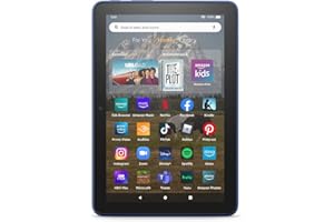 �鶹�� Fire HD 8 tablet, 8” HD Display, 32 GB, 30% faster processor, designed for portable entertainment, (2022 release), Den