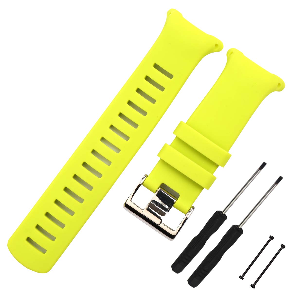 MCXGL Silicone Elastic Band Compatible with Suunto D4 D4i D4i Novo Wrist Diving Watch Strap