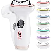 Microcurrent Facial Device with Red Light Therapy - 7-in-1 LED Sculptor & Hot Gua Sha for Face Neck Eye Firming, Depuffing & Double Chin Reduction