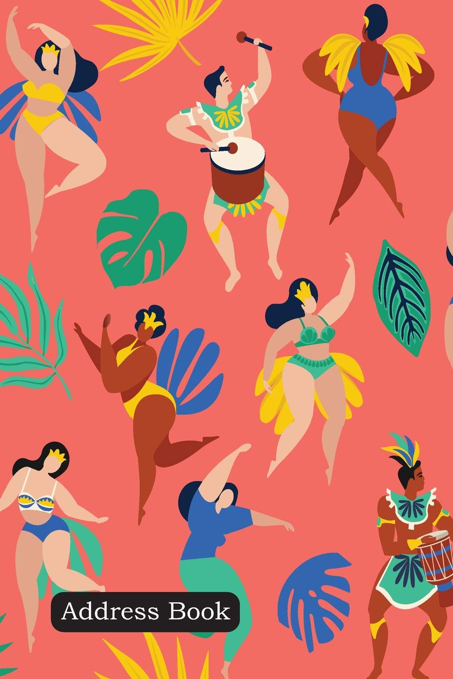 Address Book: Include Alphabetical Index With Brazilian samba dancers of the carnival in Rio de Janeiro Cover