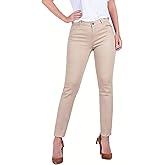 2Luver Women's Super Stretch Flexible Fit 5 Pocket Mid Rise Bermuda Pants