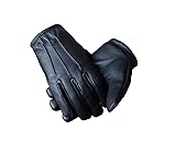 Ergonomic Cut Leather Police Driving Gloves