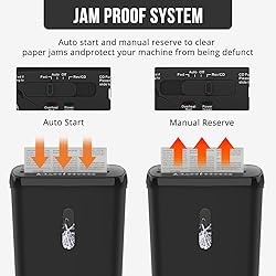 Suntiko 10-Sheet Strip Cut Paper Shredder, P-2