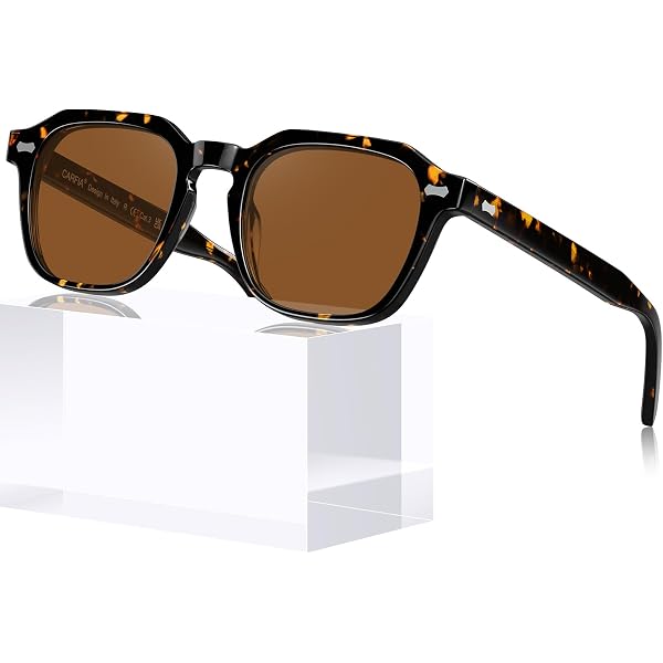 Amazon.com: CARFIA Rectangle Polarized Sunglasses for Men  display picture 1