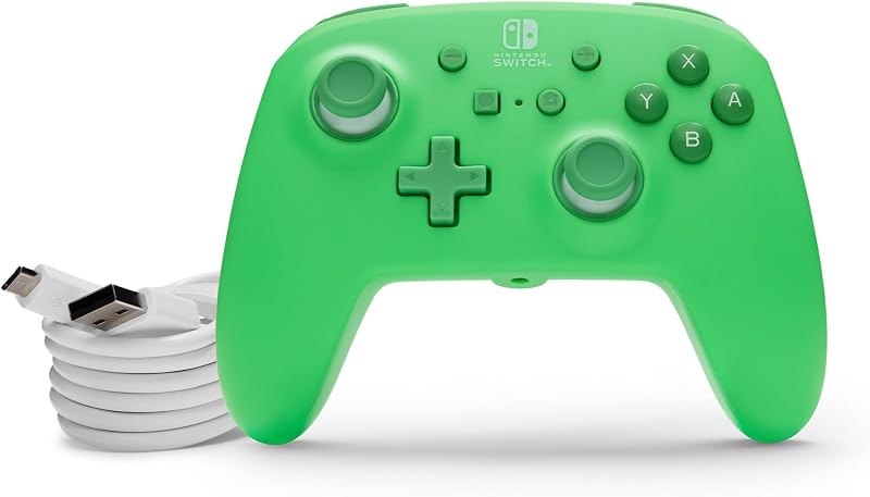 Controller cablato avanzato per Nintendo Switch - Verde marino, gamepad, controller di gioco, controller cablato, licenza ufficiale