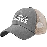 Gods Silliests Gooses Trucker Hat Men Trendy Mesh Hats for Summer