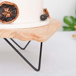 Efavormart 5" Tall |12" Square Natural Wood Slice