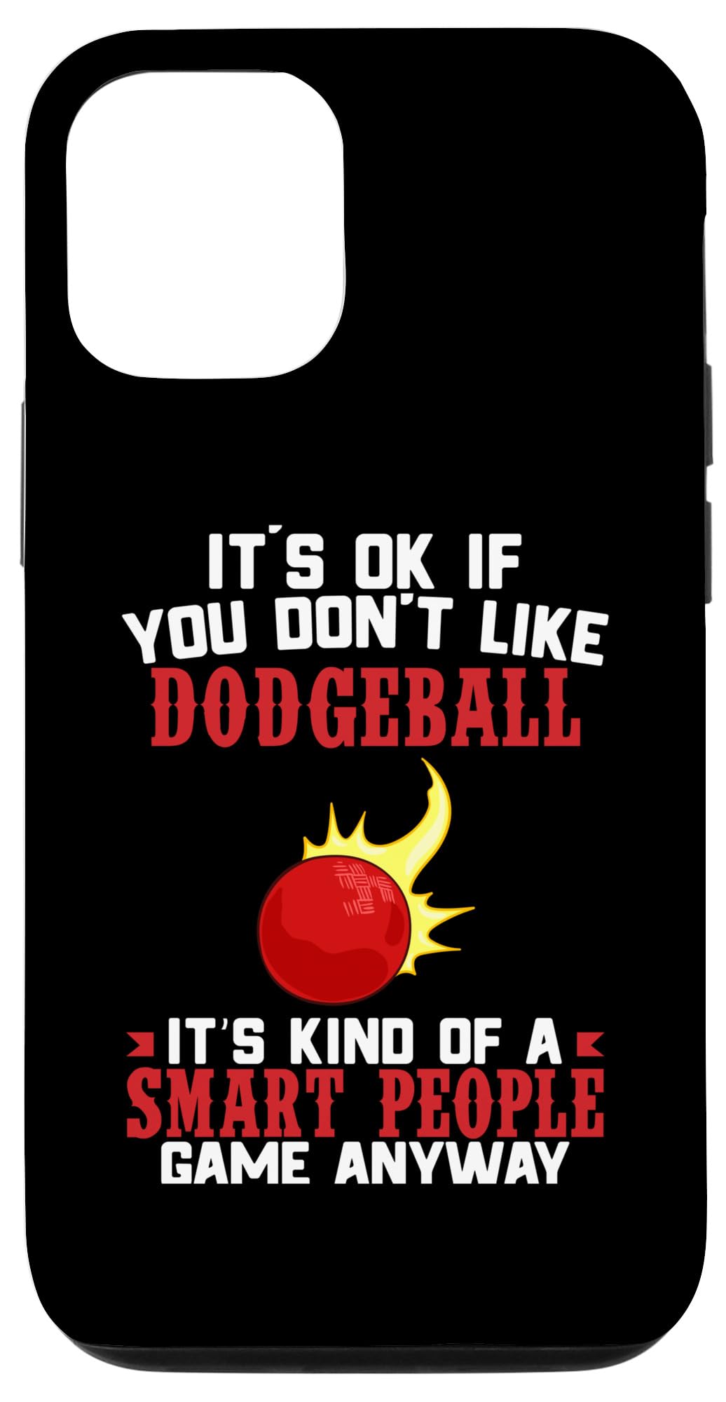 iPhone 14 Dodgeball Game Funny Sport Throwing Ball Case