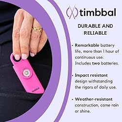 timbbal® Personal Safety Alarm - 130dB Loud Siren