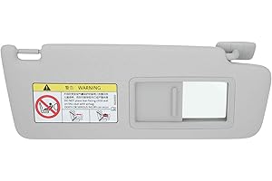 HEROFFIX Right Side Sun Visor for Volkswagen Golf MK7 2013-2017 Sunshade Sun Visor Assembly w/Mirror for Volkswagen E-Golf 20