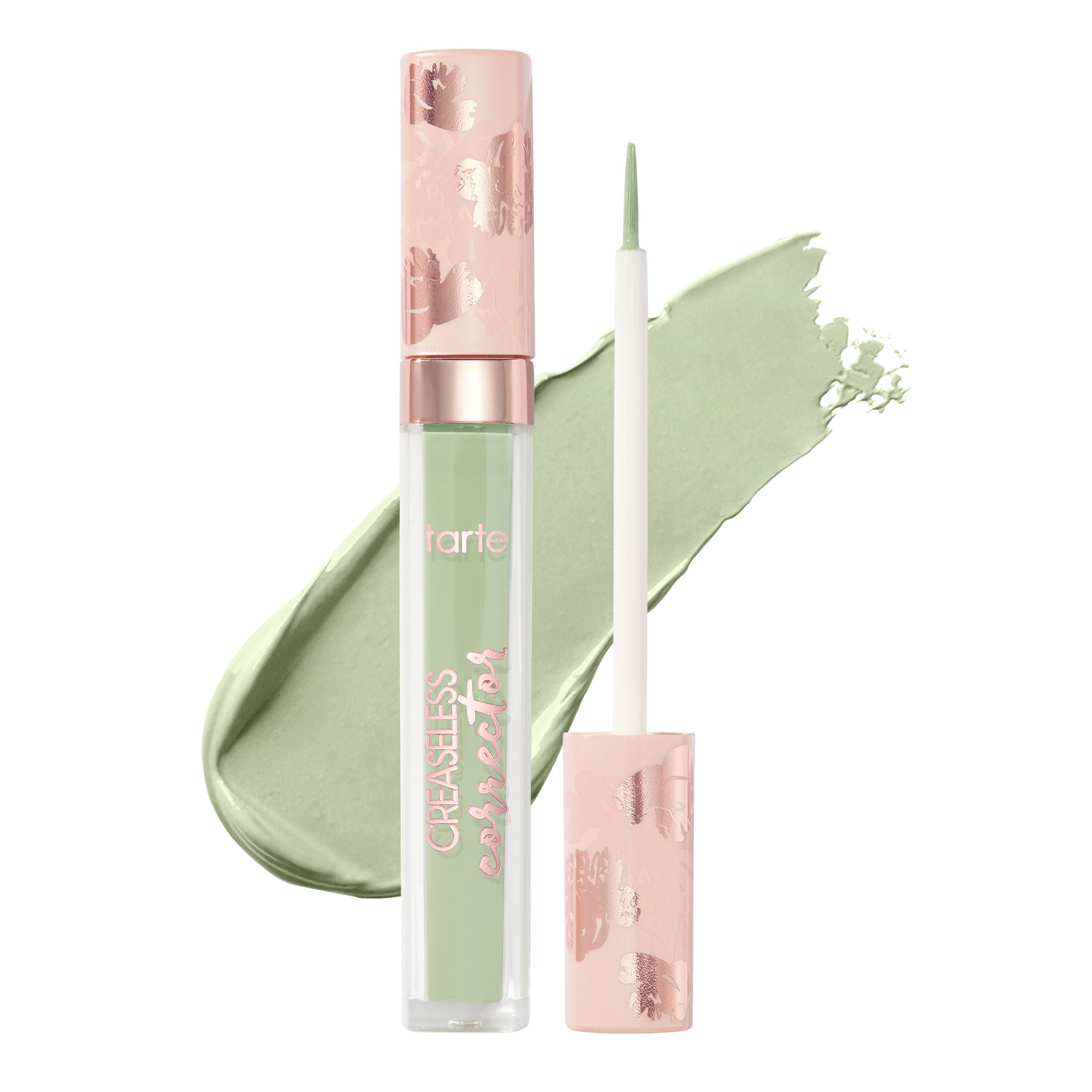 Photo 1 of tarte creaseless corrector – Blendable Formula to Neutralize look of Dark Circles, Blemishes, Redness & Discoloration with Vitamin E, Hydrating, Vegan & Cruelty-Free, full size, green