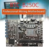 Tsadeer B250C BTC Mining Motherboard Kit LGA1151 DDR4 8GB RAM G3930 CPU SSD view 7