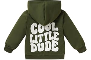 ZOELNIC Toddler Baby Boy Fall Winter Hooded Clothes Baby Boy Hoodie Tops Letter Printed Long Sleeve Sweatshirt