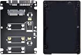 Cablecc mSATA SSD to 2.5" SATA Adapter Converter Case Enclosure for 50x30mm SSD view 2
