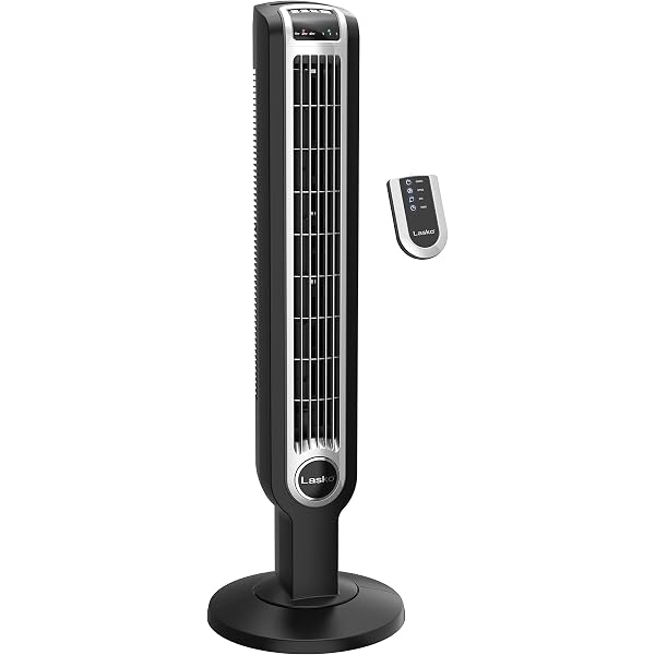 Lasko 4930 Oscillating High Velocity Tower Fan with Remote Control -  Features Built-in Timer and Louvered Air Flow Control, grey : Amazon.ca:  Home