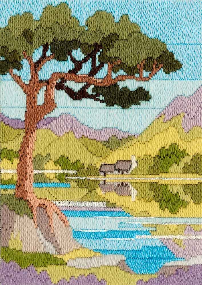 Derwentwater Designs Mountain Summer Long Stitch Kit