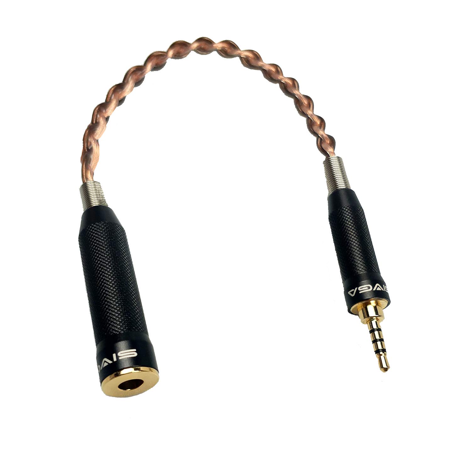 SIVGA P-Ⅱ Replacement 6N OCC 2.5MM Male to 4.4MM Female Headphone Audio Adapter…