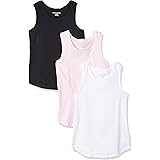 Amazon Essentials Girls and Toddlers' Tank Top, Multipacks