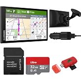 Garmin dēzl OTR620 6" Truck GPS Navigator Bundle | For Commercial Truck Navigation | Touchscreen Display | Commercial GPS Navigation | Includes 32GB Memory Card + Cleaning Kit