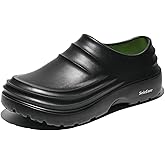 SoleEase Unisex Black Chef Shoes Men & Women Lightweight Non-Slip Work Shoes for Kitchens