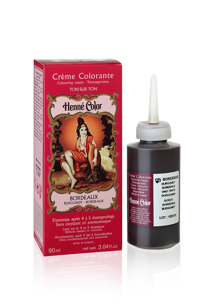 Henne Color Burgundy Henna Hair Colouring Cream 90 ml