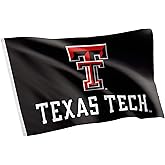 Desert Cactus Texas Tech University TTU Flag - 3 x 5 Feet Raiders Banner, Indoor/Outdoor Durable Fabric, 100% Polyester Design (Style J)