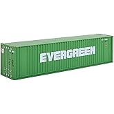 Walthers SceneMaster 40' Hi-Cube Ribbed Side Container-Evergreen 949-8802 N Scale Model Railroad - Freight Model