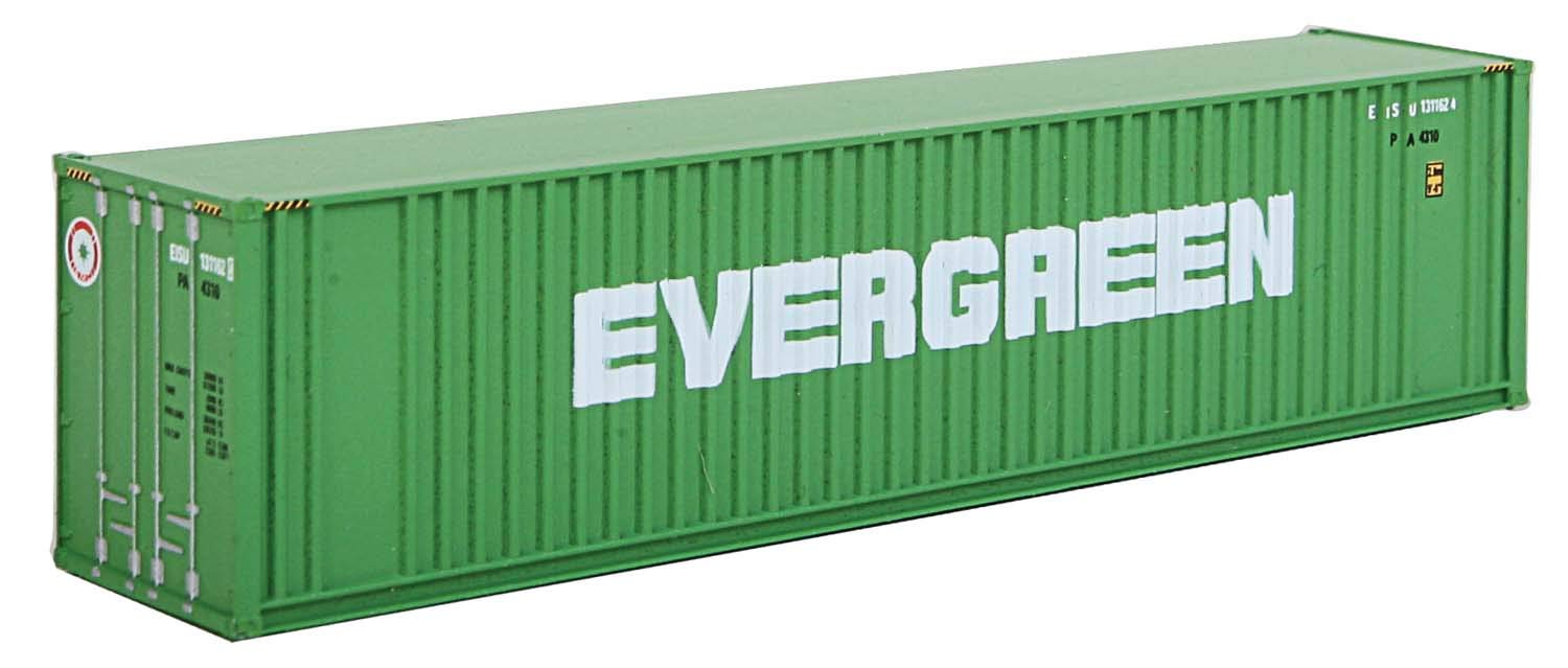 Walthers SceneMaster N Gauge Container 40 Foot Evergreen