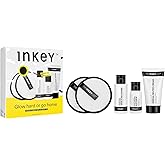 The INKEY List Glow Hard or Go Home Gift Set, Includes 2 Cleansing Pads, Hydrating Cream-to-Milk Cleanser + Hyaluronic Acid Serum + Omega Water Cream, Skincare Trio for Glowing Skin, Perfect Gift