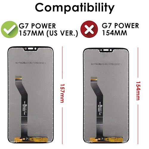 G7 Power LCD Screen Replacement Touch Display Digitizer Assembly